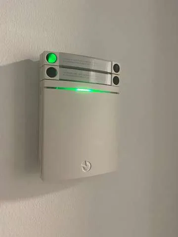 Světlý přístupový modul alarmu s podsvícením na stěně